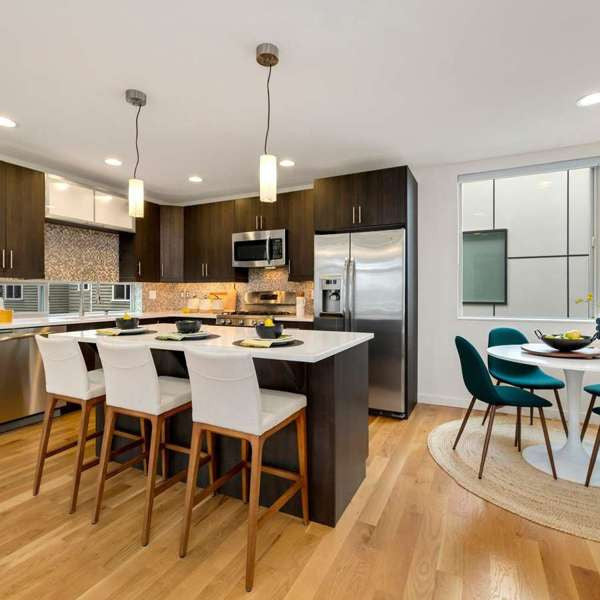 Devon Counter stool Walnut LegsSet of 2, Cardiff Cream, Fabric