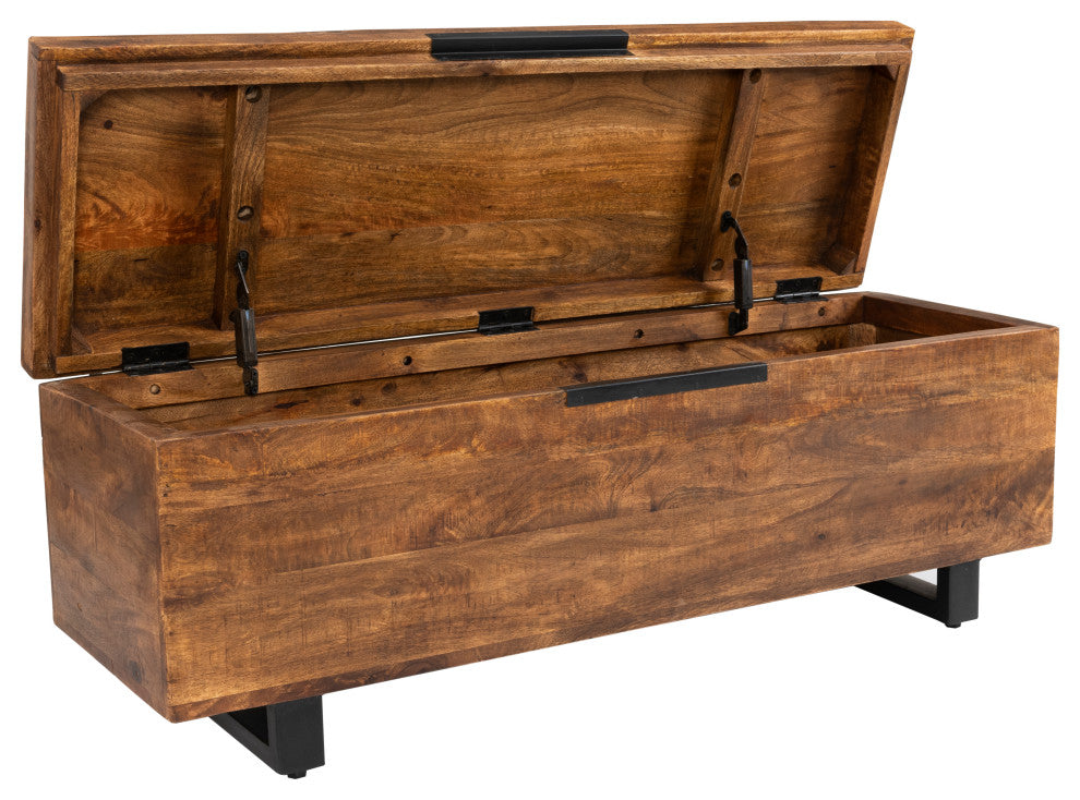 Zoe Storage Trunk Honey Brown