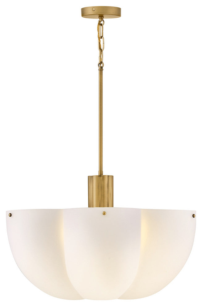 Hinkley Becca Medium Chandelier, Heritage Brass