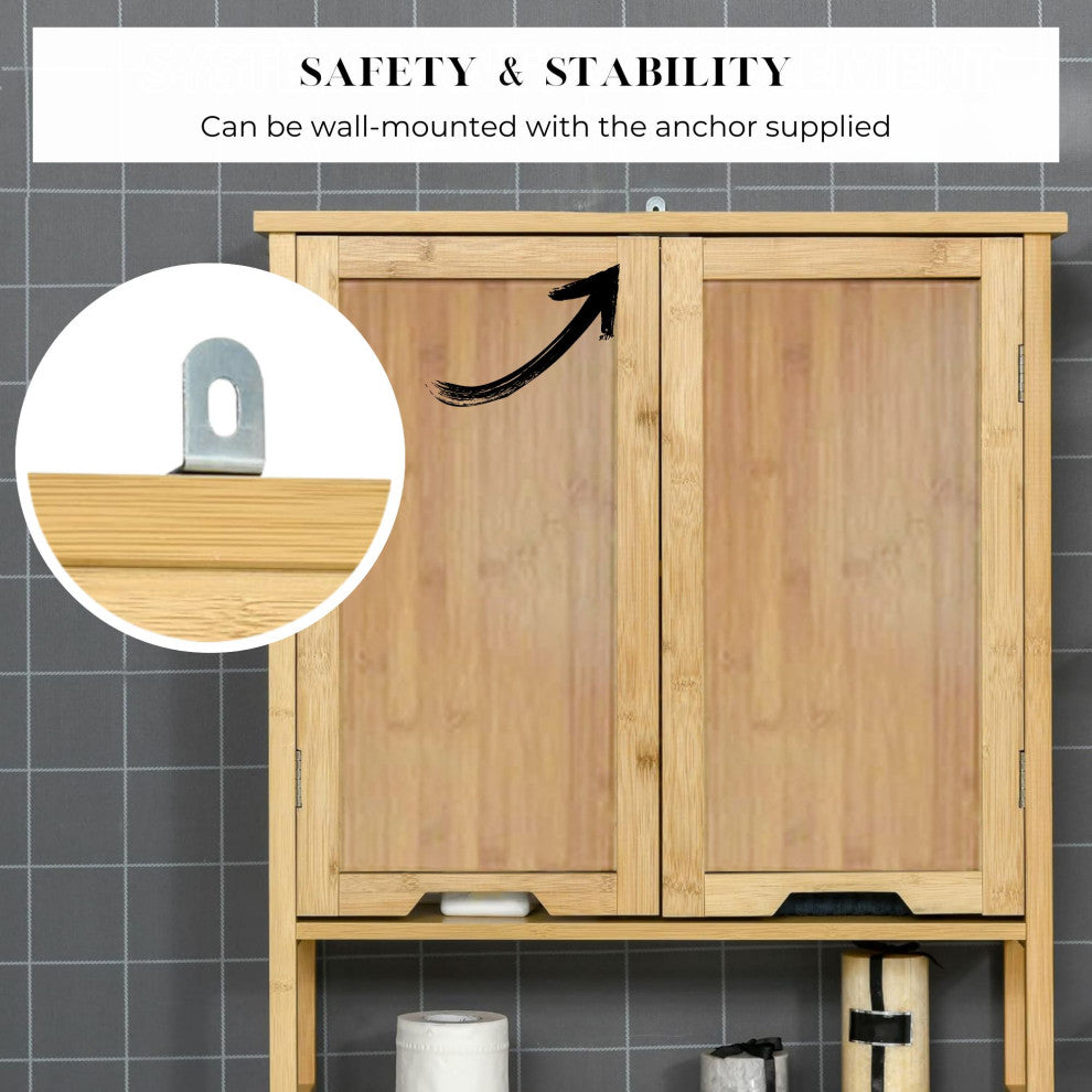 Over The Toilet Storage Cabinet, Space-Saving Bathroom Storage Cabinet, Mahe