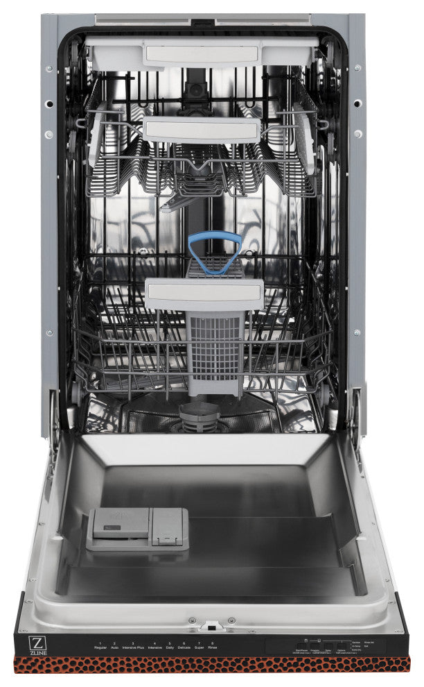 ZLINE 18" Tall Tub Dishwasher, Copper With Stainless Steel Tub DWV-HH-18