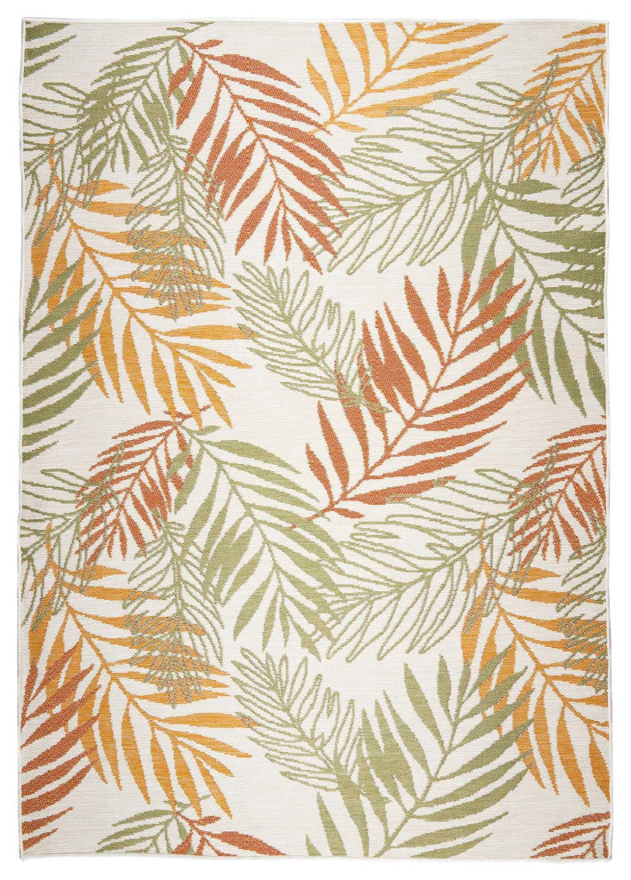 Plaza Vines Reversible Indoor/Outdoor Area Rug, Tropical, 2'x3'