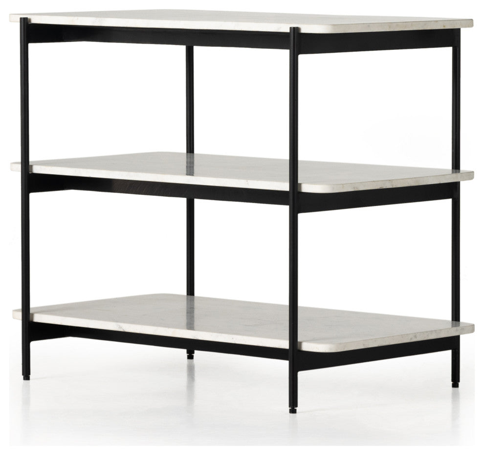 Jasper Nightstand-Iron Matte Black