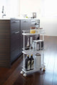 Tower Rolling Kitchen Storage Cart, White