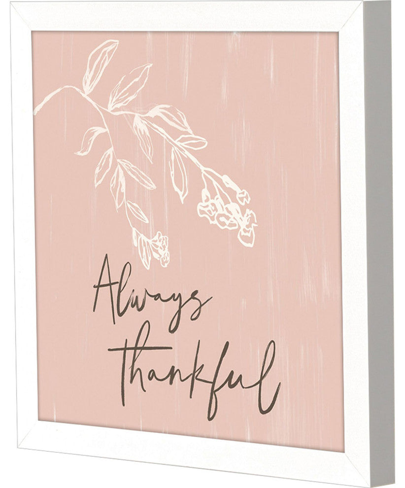 Always Thankful Framed Art