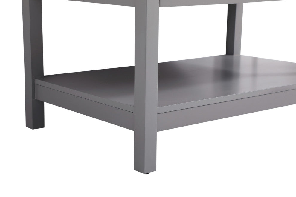 Home Living 36" Single Bathroom Vanity, Gray