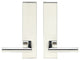 Frankfurt Lever, Tubular Passage, Polished Stainless Steel, 2-3/8" Backset