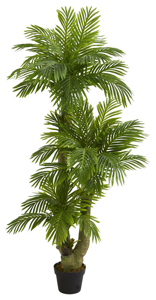 Nearly Natural 5' Triple Phoenix Palm Artificial Tree