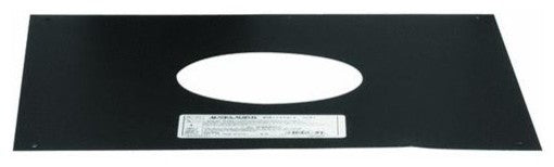 Selkirk Pellet Pipe Trim Plate, 3", Black