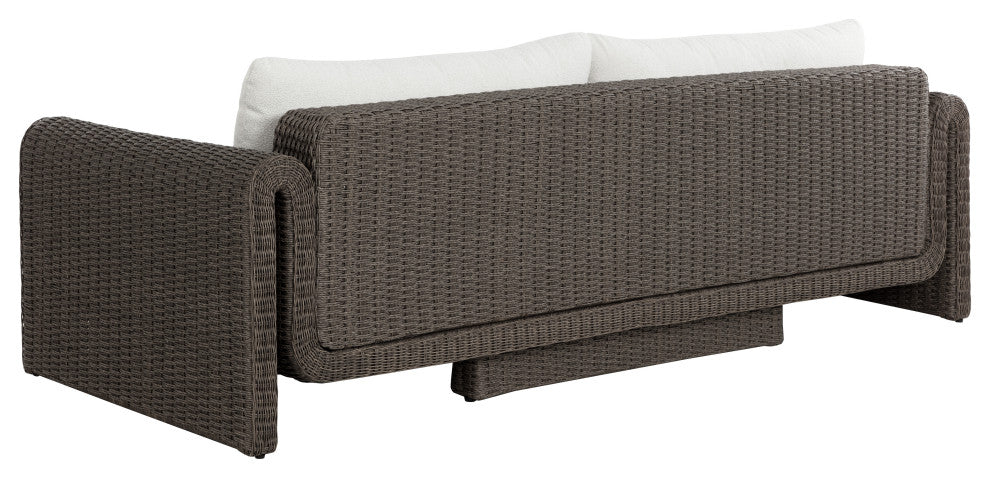 Tibi Sofa, Grey, Louis Cream