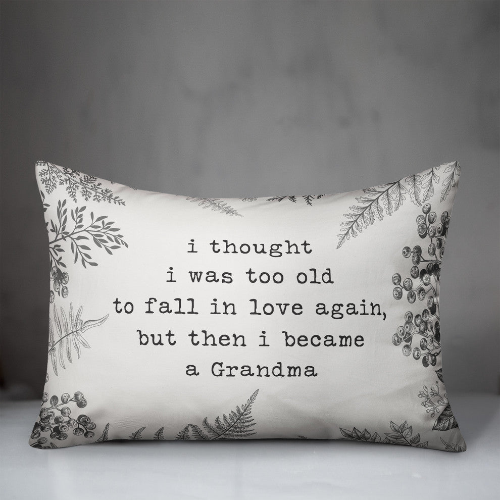 Too Old for Love Grandma 14x20 Lumbar Pillow