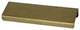 RCH Modern Stainless Steel Finger Edge Pull, Various Finishes, Brushed Gold, 4 1