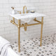 Embassy 30" Wash Stand Only, Gold