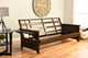 Mesa Frame Futon With Espresso Finish, Great Outdoors