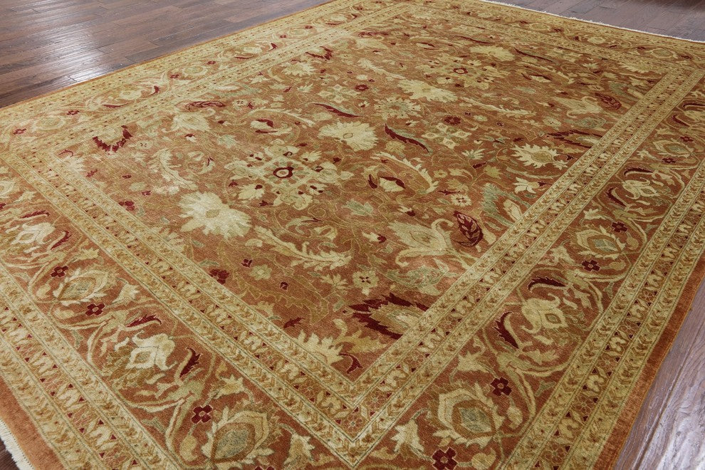 Peshawar Oriental Wool Area Rug 9'x12', P2599