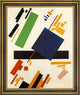 Kazimir Malevich Suprematic Painting - 16" x 20" Framed Premium Canvas Print