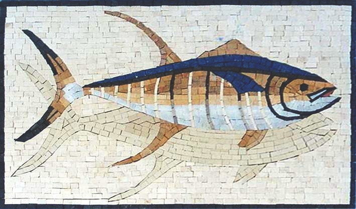 Fish Shadow Mosaic, 26x15