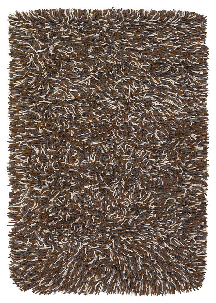Big Jos Contemporary Area Rug, Brown, 5'x7'6"