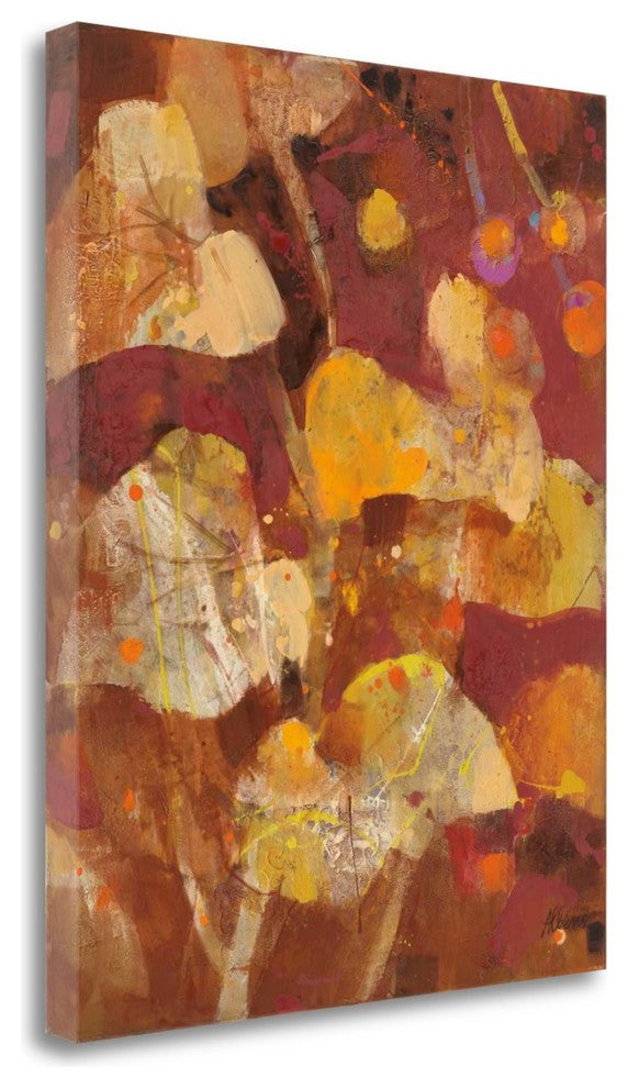 "Heart Shaped Leaves II" By Albena Hristova, Giclee Print on Gallery Wrap Canvas