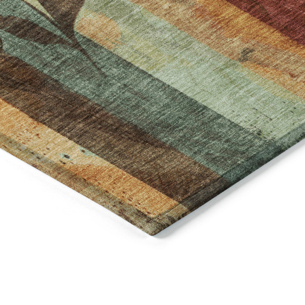 Machine Washable Indoor/Outdoor Chantille ACN1871 Wheat 8' x 10' Rug