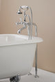 Cheviot Products Free Standing Heavy Duty Water Supply Lines, Chrome