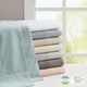Madison Park Spa Waffle Cotton Waffle Antimicrobial Bath Towel 6 Piece Set