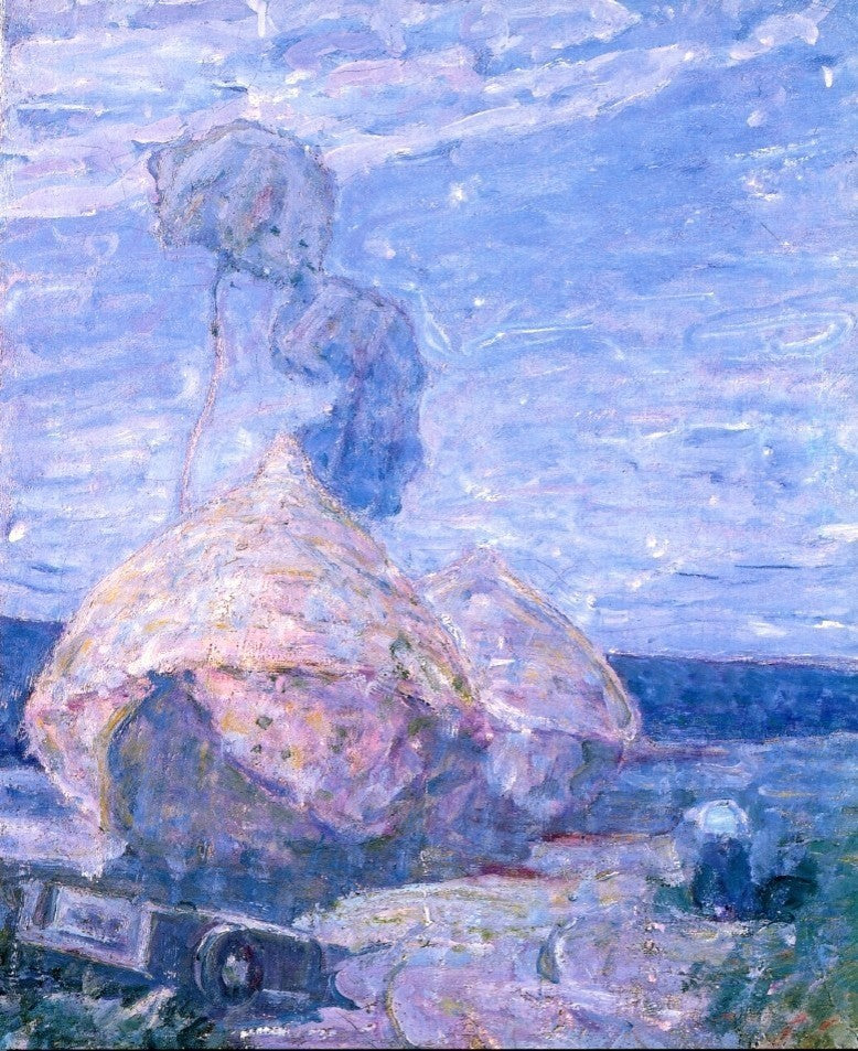 Henry Ossawa Tanner Haystacks Premium Canvas Print