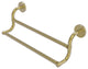Remi 24" Double Towel Bar, Satin Brass
