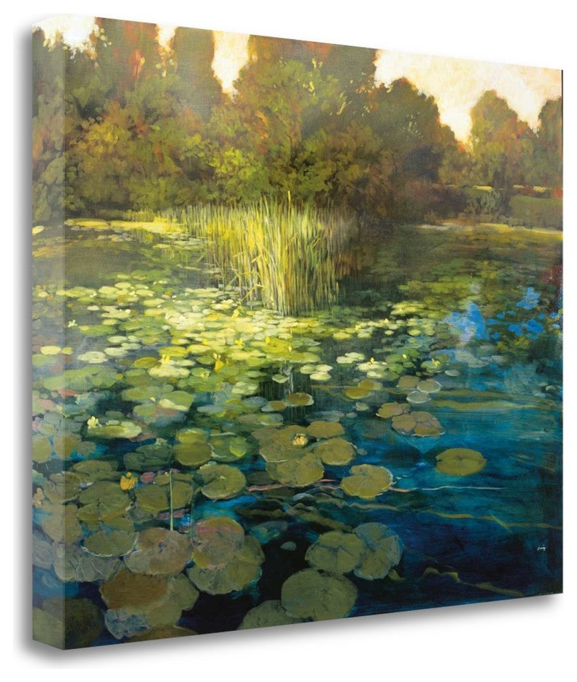 "Waterlilies" By Philip Craig,Ready to Hang Giclee Print on Gallery Wrap Canvas