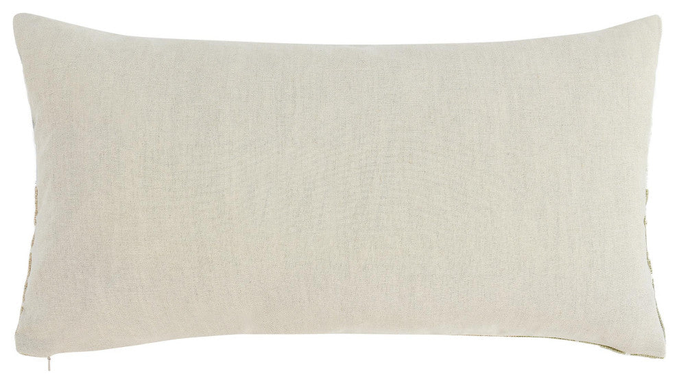 Niya Linen Blend Multicolor Throw Pillow, 14x26