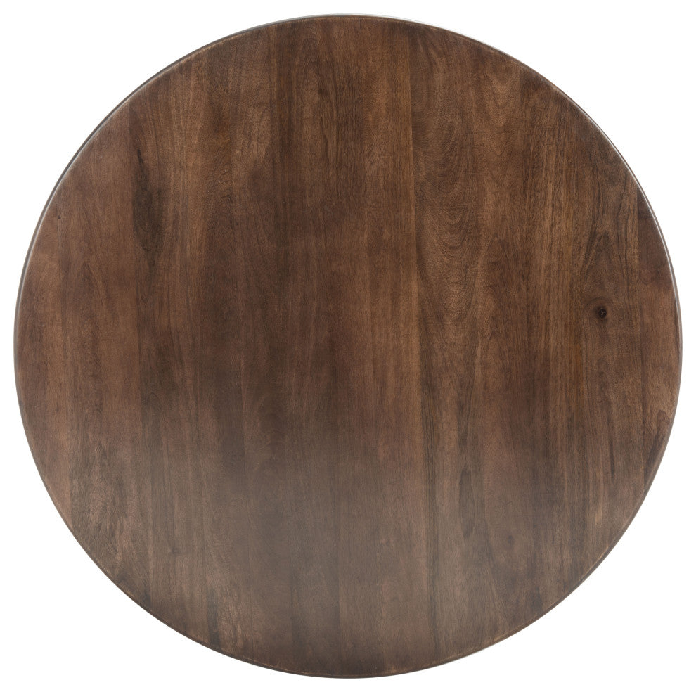 Safavieh Kaydix Round Coffee Table, Brown, Brown