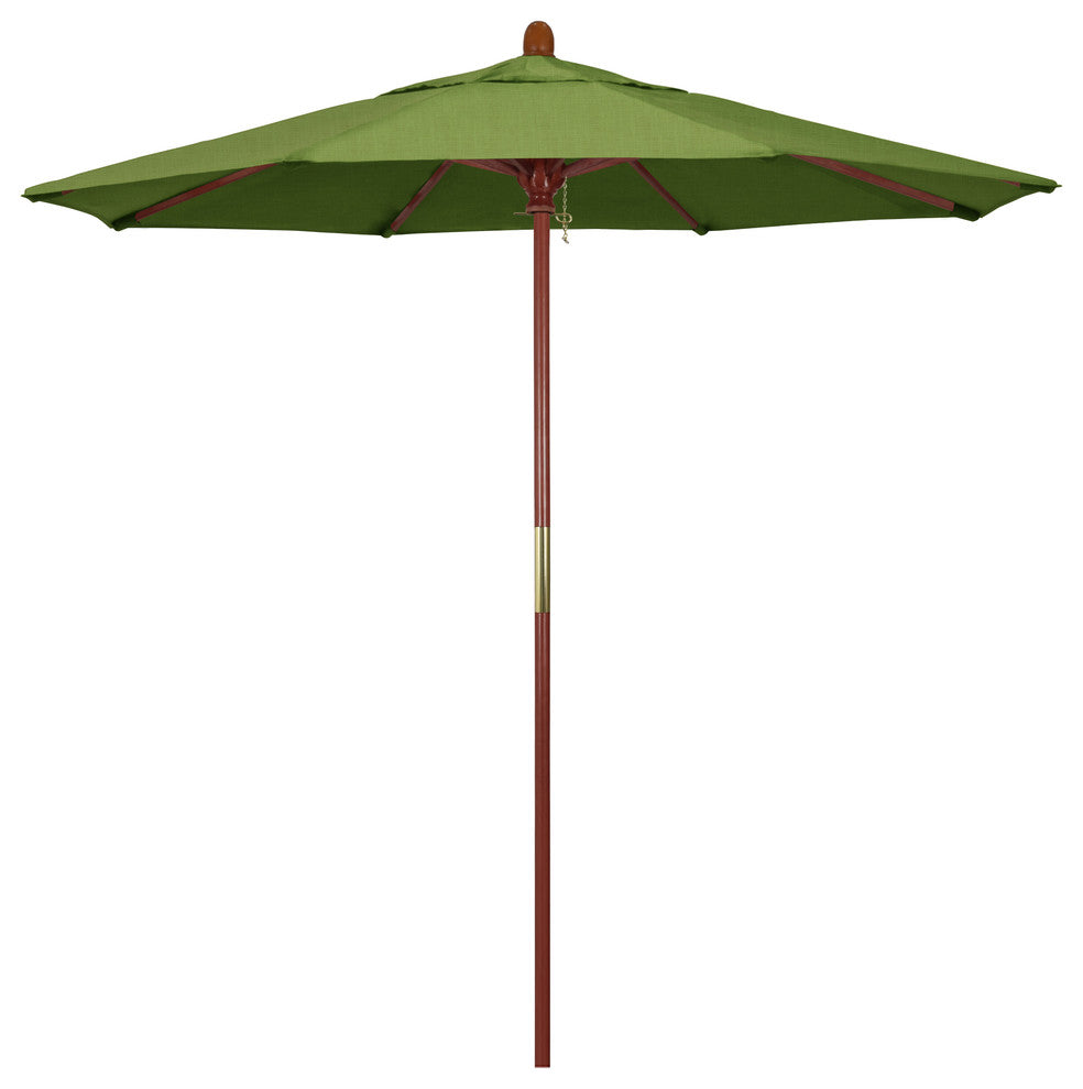 7.5' Wood Umbrella, Spectrum Cilantro