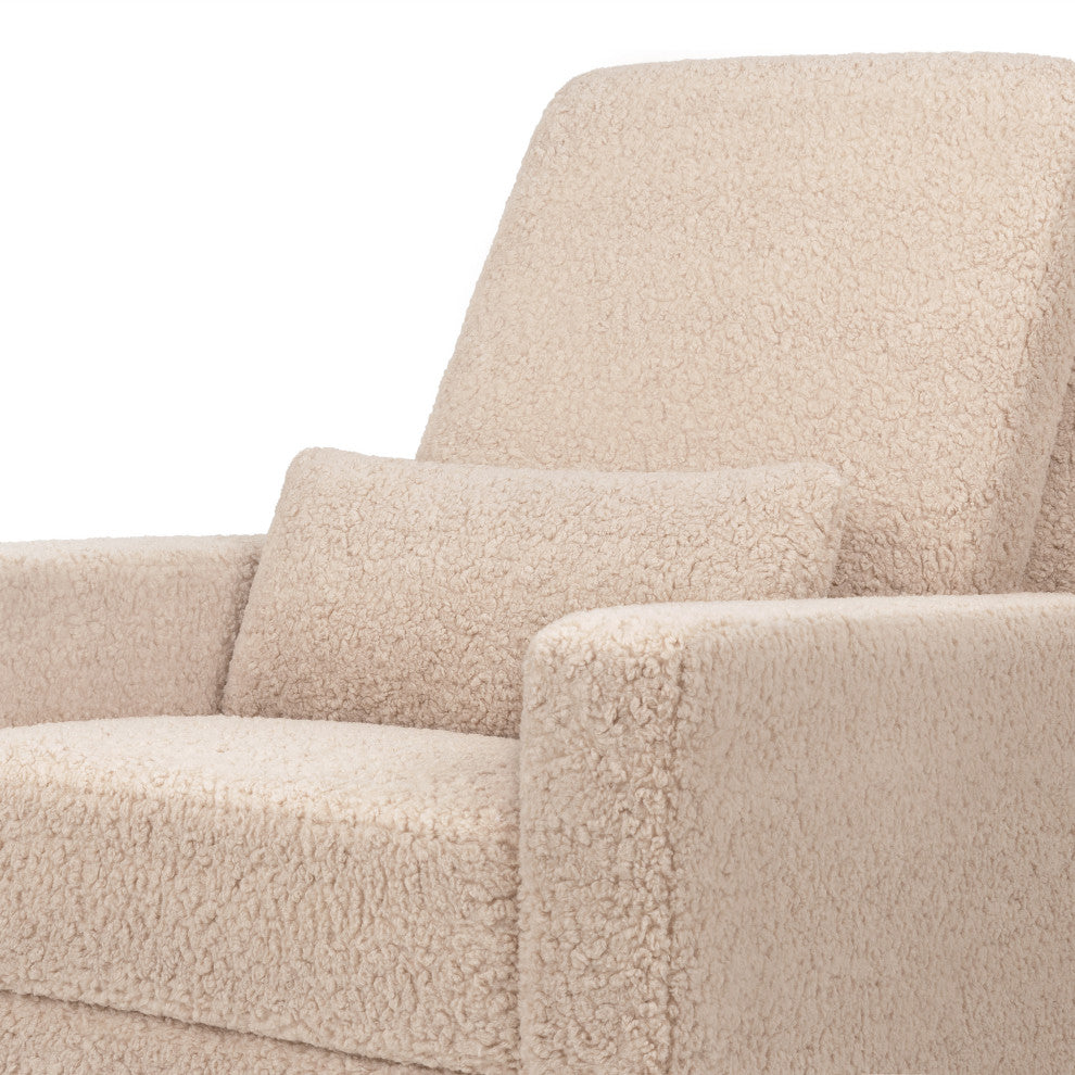 Sigi Recliner and Swivel Glider, Shearling, Chai Shearling