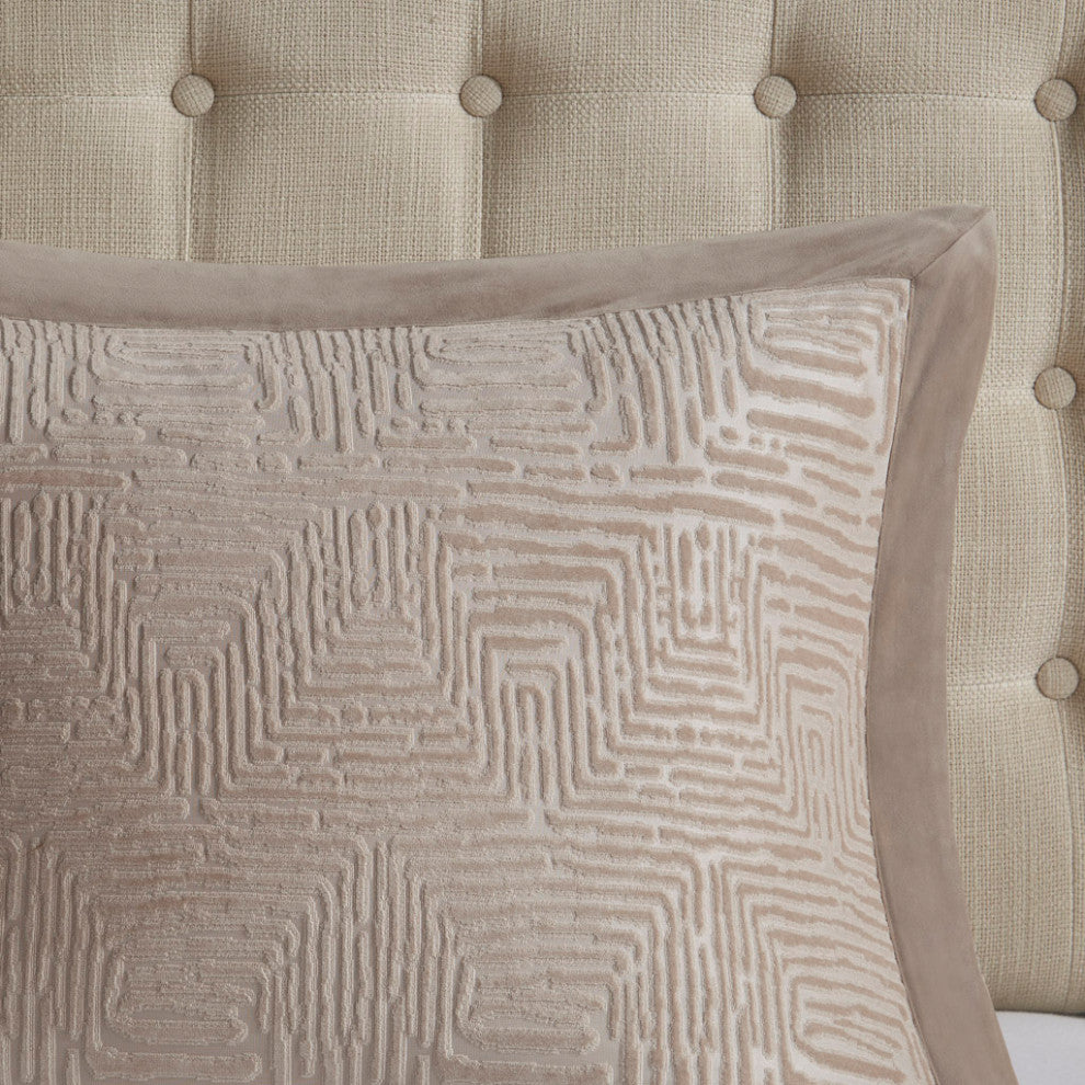 Madison Park Signature Pescal Oversized Velvet Comforter Set