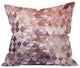Monika Strigel Lily Rose Mermaid Throw Pillow, 16"x16"