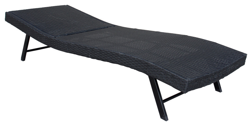 Twin Faro Chaise Lounge - Black