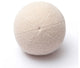 Boba Round Pillow, Rose-Tan Long Mohair, 9"
