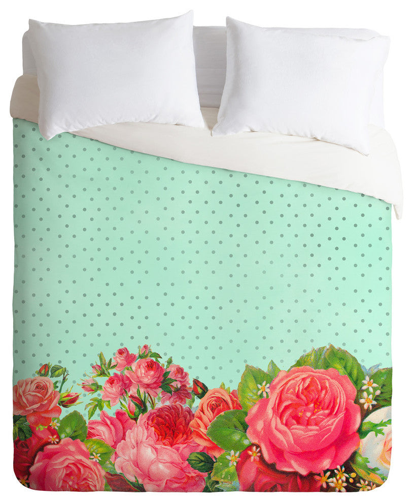 Deny Designs Allyson Johnson Favorite Floral Duvet Cover - Lightweight