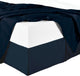 Split Corner 100% Cotton Sateen Solid Bed Skirt, Navy, Queen