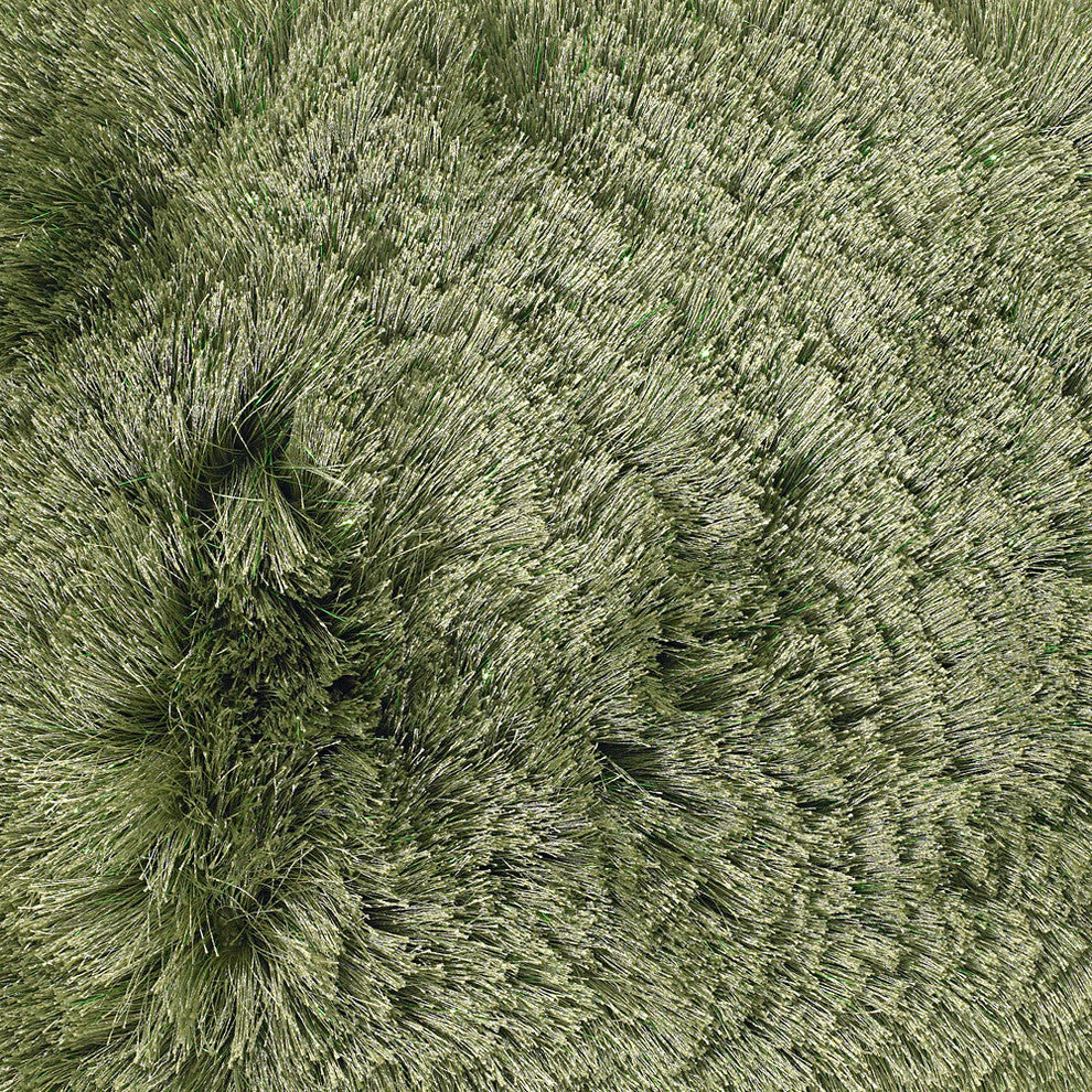 Mercury Contemporary Area Rug, Green, 5'x7'6" Rectangle