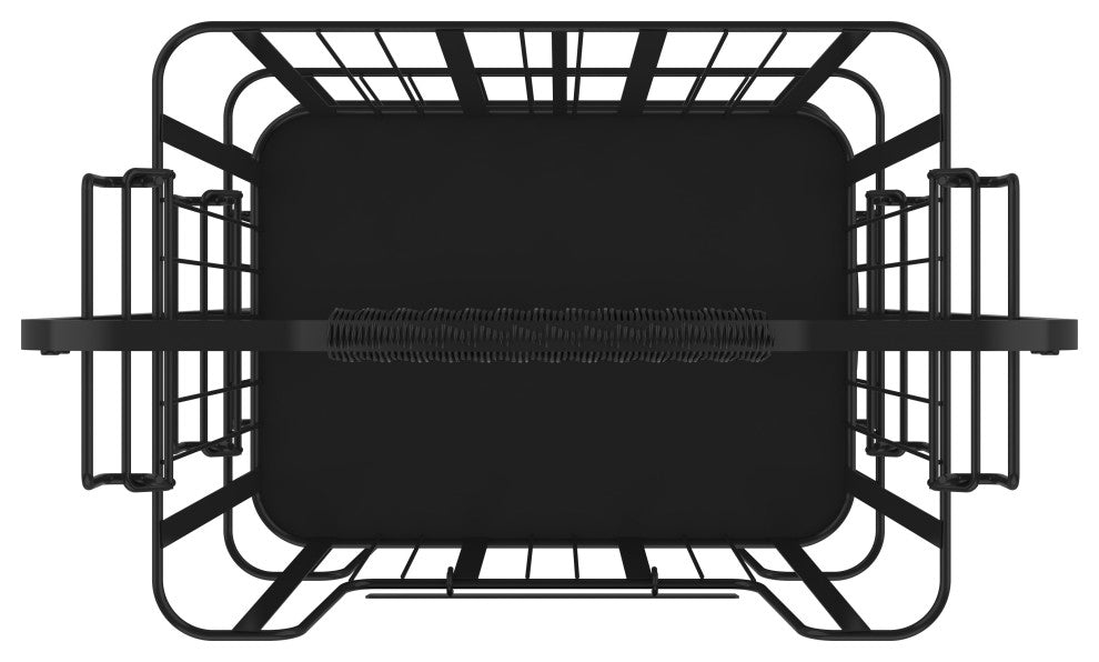 Oceanstar 3-Tier Metal Wire Storage Basket Stand with Removable Baskets "“ Black