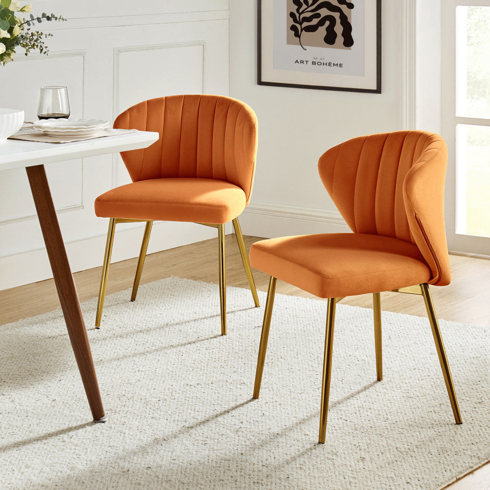 Milia Dining Chair, Orange