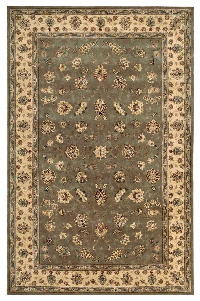Nourison 2000 9'9" x 13'9" Olive Traditional Indoor Area Rug