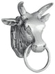 Mounted Bull Head Wall Decor