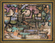 Paul Klee After the Floods - 21" x 28" Framed Premium Canvas Print