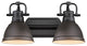 Duncan 2-Light Bath Vanity With Rubbed Bronze Shade