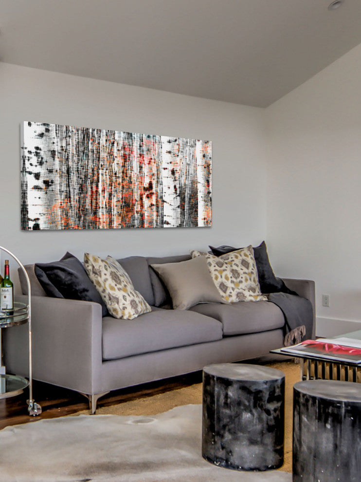"Tree Ski" Fine Art Canvas Print, 45"x22.5"