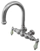 Vintage Polished Chrome 3-3/8" Wall Mount Clawfoot Tub Filler CC3006T1