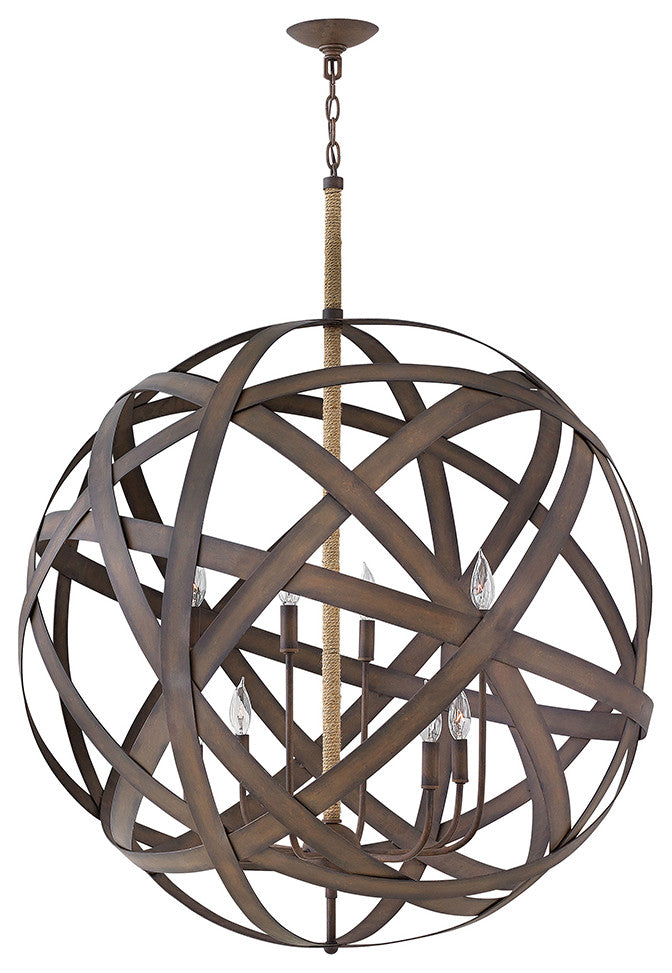 Fredrick Ramond Carson Large Two Tier Orb, Vintage Iron