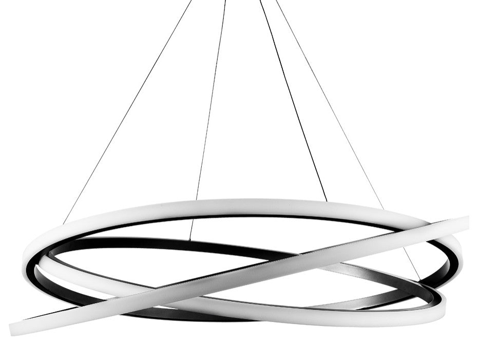 Veloce LED Chandelier in Black